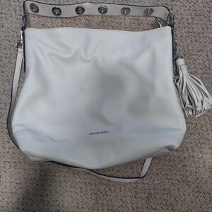 Michael Kors White Hobo Purse